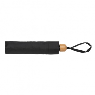 Logotrade business gifts photo of: 20.5" Impact AWARE™ RPET 190T Pongee bamboo mini umbrella