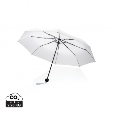 Logo trade promotional giveaways image of: 20.5" Impact AWARE™ RPET 190T mini umbrella