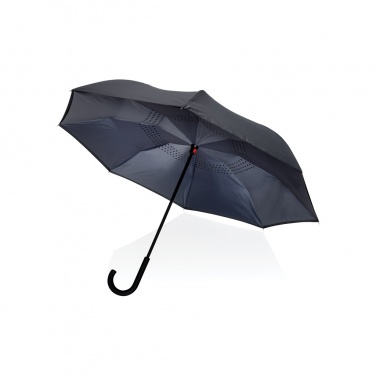 Logo trade advertising products picture of: 23" Impact AWARE™ RPET 190T reversible umbrella