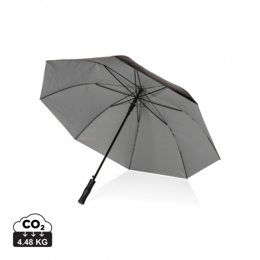 Logo trade promotional gifts picture of: 27" Impact AWARE™ RPET 190T dual colour auto open umbrella
