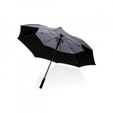 Logo trade advertising products image of: 27" Impact AWARE™ RPET 190T auto open stormproof umbrella
