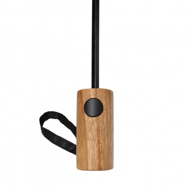 Logotrade promotional items photo of: Kaycey 21" AWARE™ RPET Acacia wood mini auto open umbrella