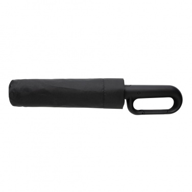Logotrade promotional giveaway picture of: Yara 21" AWARE™ RPET solid colour umbrella with carabiner