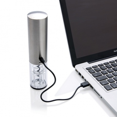 Logo trade promotional products picture of: Electric wine opener - USB rechargeable