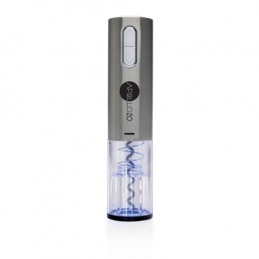 Logo trade promotional gifts image of: Electric wine opener - USB rechargeable