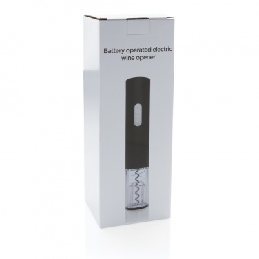 Logo trade promotional gifts picture of: Electric wine opener - battery operated