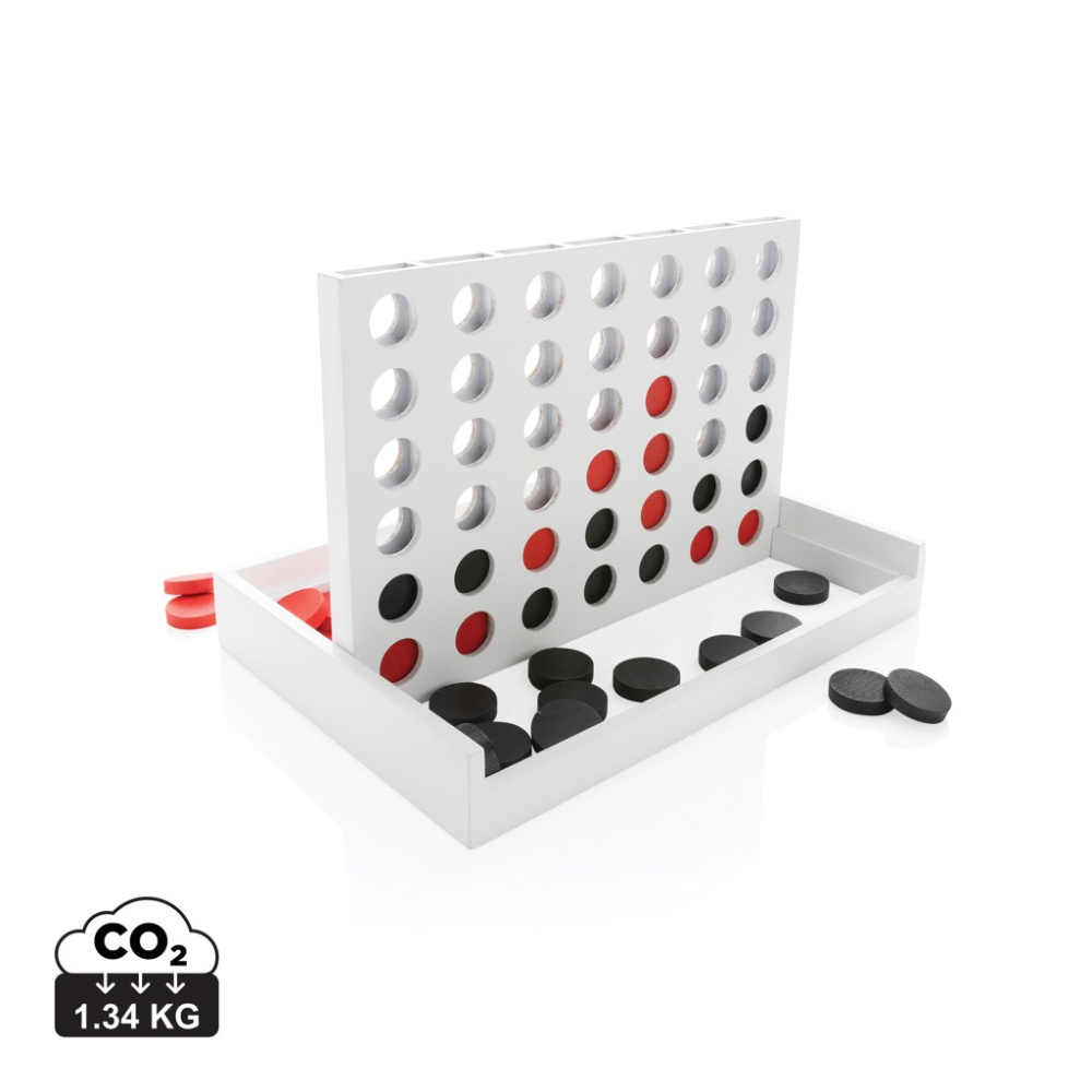 Logotrade promotional product image of: Connect four wooden game
