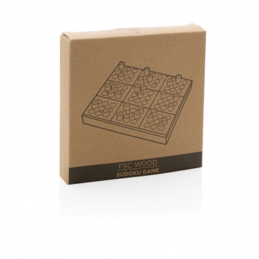 Logo trade advertising products image of: Wooden Sudoku game