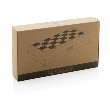 Logo trade advertising product photo of: Deluxe 3-in-1 boardgame in box