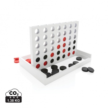 Logo trade advertising product photo of: Connect four wooden game