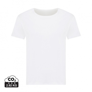 Logo trade business gifts image of: Iqoniq Yala women lightweight recycled cotton t-shirt