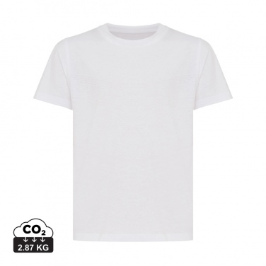 Logo trade promotional merchandise image of: Iqoniq Koli kids lightweight recycled cotton t-shirt