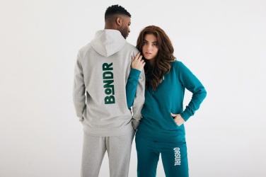 Logo trade advertising products picture of: Iqoniq Torres recycled cotton hoodie undyed