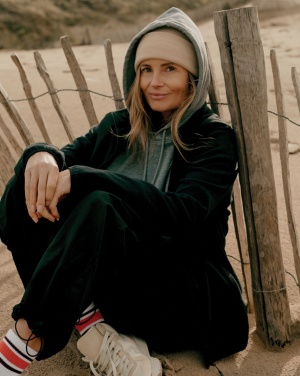 Logotrade corporate gift picture of: Iqoniq Torres recycled cotton hoodie undyed