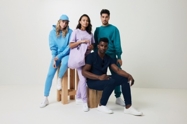 Logo trade promotional gift photo of: Iqoniq Yoho recycled cotton relaxed hoodie