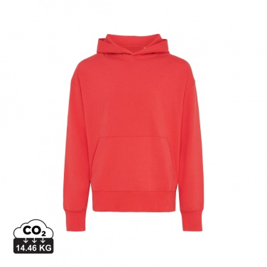 Logo trade promotional merchandise photo of: Iqoniq Yoho recycled cotton relaxed hoodie