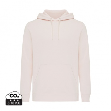 Logo trade corporate gifts image of: Iqoniq Rila lightweight recycled cotton hoodie