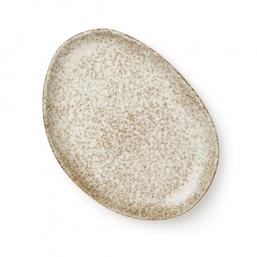Logo trade promotional merchandise picture of: VINGA Nuvem stoneware serving plate
