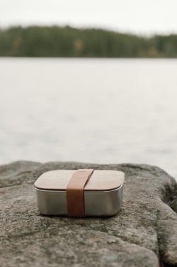 Logo trade advertising product photo of: VINGA Ciro RCS recycled steel lunch box