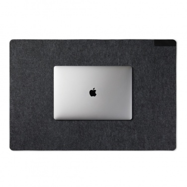 Logo trade promotional products picture of: VINGA Albon GRS recycled felt desk pad