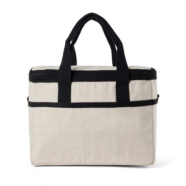 Logo trade promotional merchandise image of: VINGA Volonne AWARE™ recycled canvas cooler basket