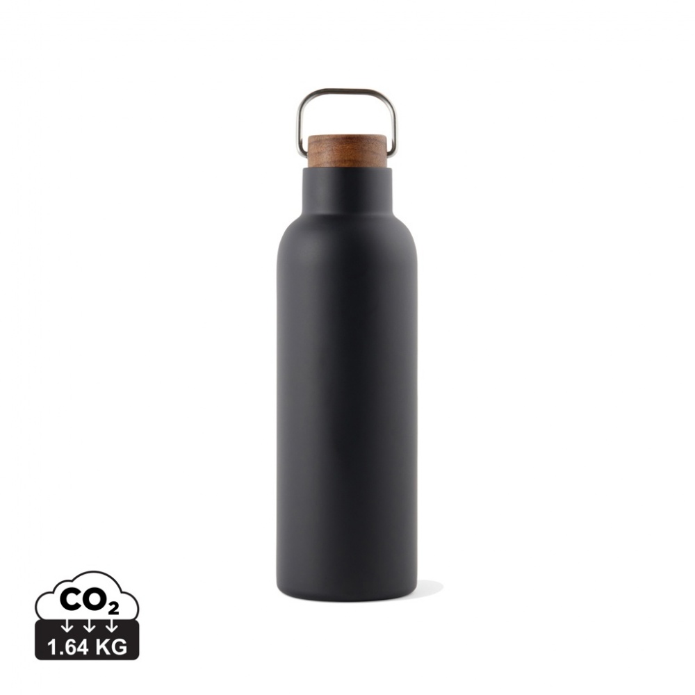 Logo trade corporate gift photo of: VINGA Ciro RCS recycled vacuum bottle 800ml