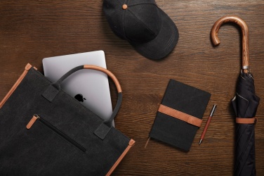 Logotrade business gifts photo of: VINGA Bosler RCS recycled canvas office tote