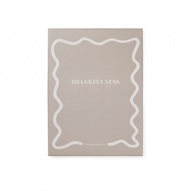 Logotrade promotional gift picture of: VINGA Thankfulness GRS recycled paper journal