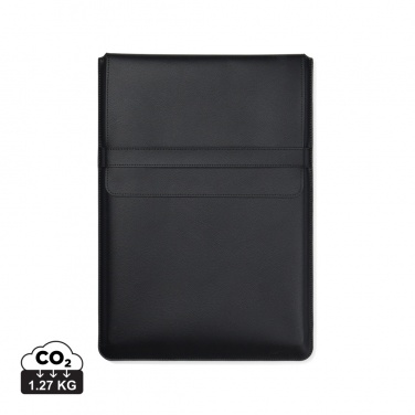 Logo trade promotional giveaways picture of: VINGA Timo PU RCS RPET 14" laptop sleeve