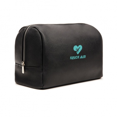Logo trade promotional products image of: VINGA Bermond RCS recycled PU toiletry bag