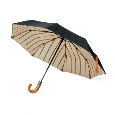 Logotrade promotional item picture of: VINGA Bosler AWARE™ recycled pet 21" foldable umbrella