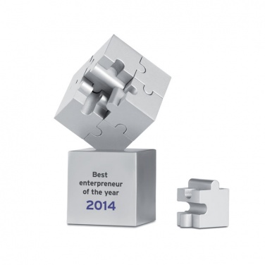 Logo trade promotional merchandise photo of: Metal 3D puzzle