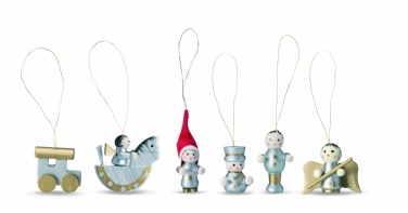Logo trade promotional giveaways picture of: Set of 6 Xmas decoration