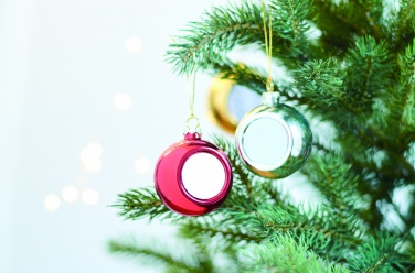 Logo trade business gifts image of: Christmas ball for sublimation