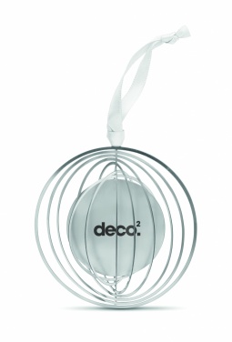 Logo trade promotional merchandise photo of: Circle decoration with ribbon