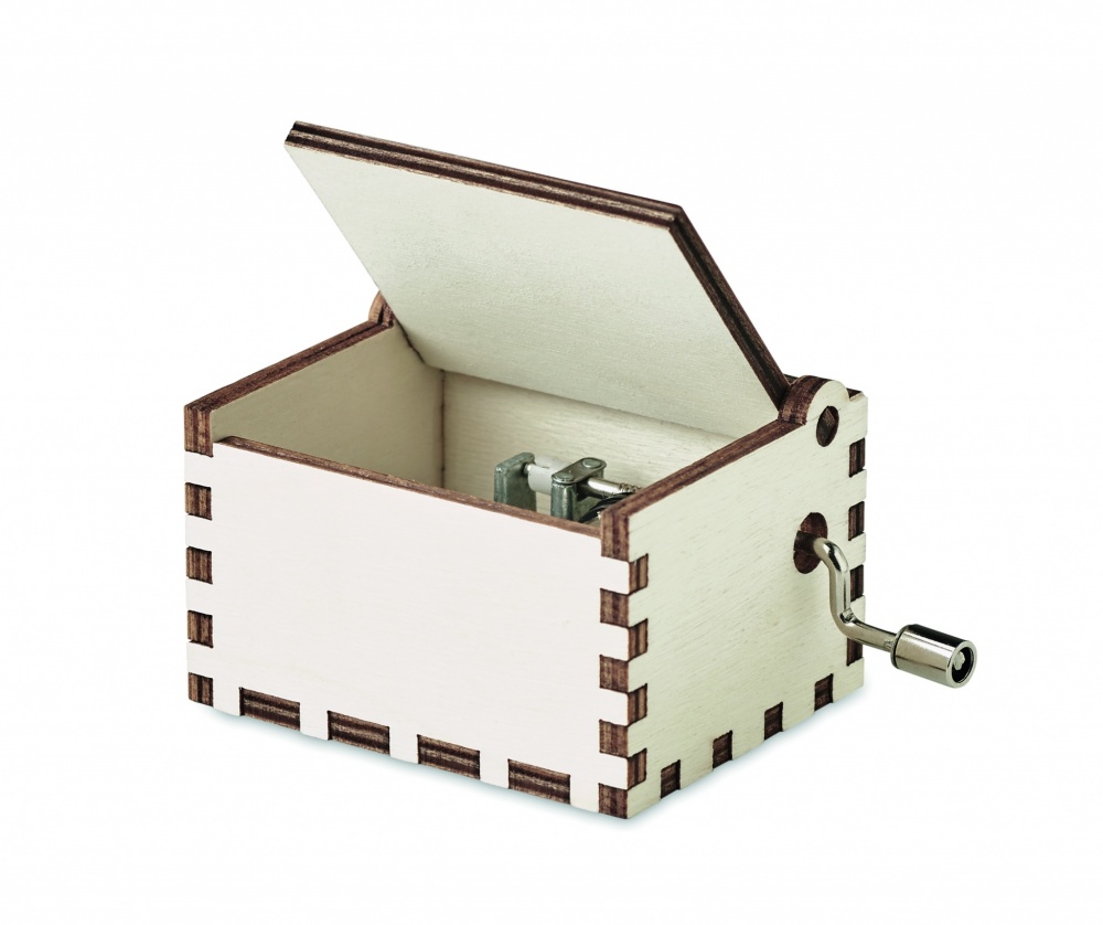 Logotrade advertising product image of: Wooden Christmas music box