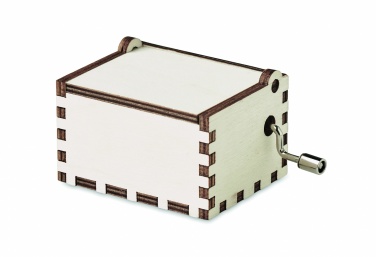 Logo trade promotional gifts picture of: Wooden Christmas music box