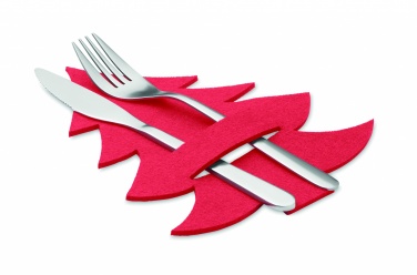 Logotrade promotional product picture of: RPET felt cutlery holder set