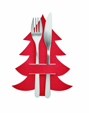 Logotrade promotional gift image of: RPET felt cutlery holder set