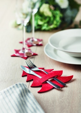 Logotrade advertising product image of: RPET felt cutlery holder set