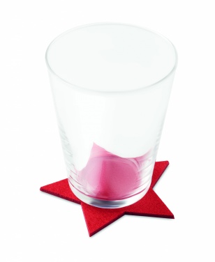Logotrade promotional giveaway picture of: RPET 4 felt coaster set