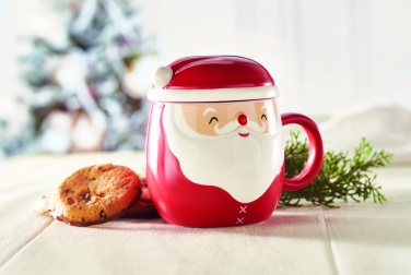 Logotrade promotional giveaway picture of: Ceramic mug with lid 370 ml