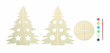 Logo trade promotional giveaways picture of: DIY wooden Christmas tree