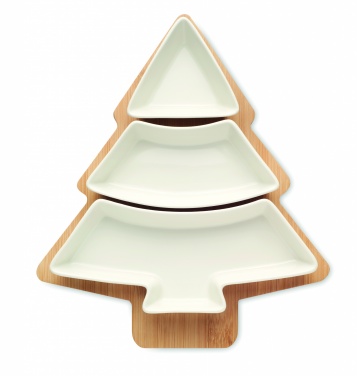 Logo trade promotional item photo of: Christmas tree serving tray