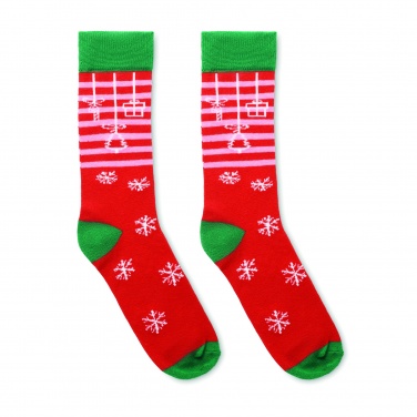 Logotrade promotional giveaway picture of: Pair of Christmas socks M