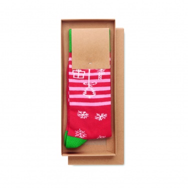 Logotrade promotional merchandise photo of: Pair of Christmas socks M