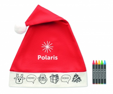 Logo trade corporate gifts image of: Kids Santa hat