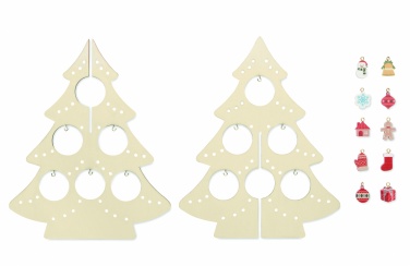 Logo trade advertising product photo of: Wooden Xmas tree decoration