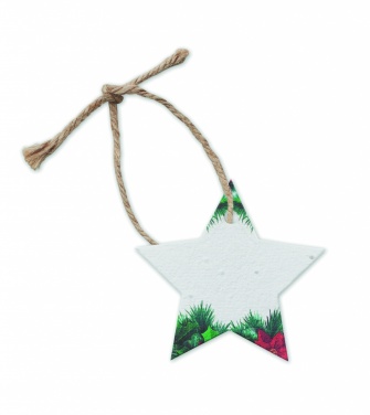 Logotrade corporate gifts photo of: Seed paper Xmas ornament