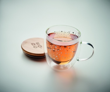 Logo trade promotional product photo of: Double wall borosilicate mug